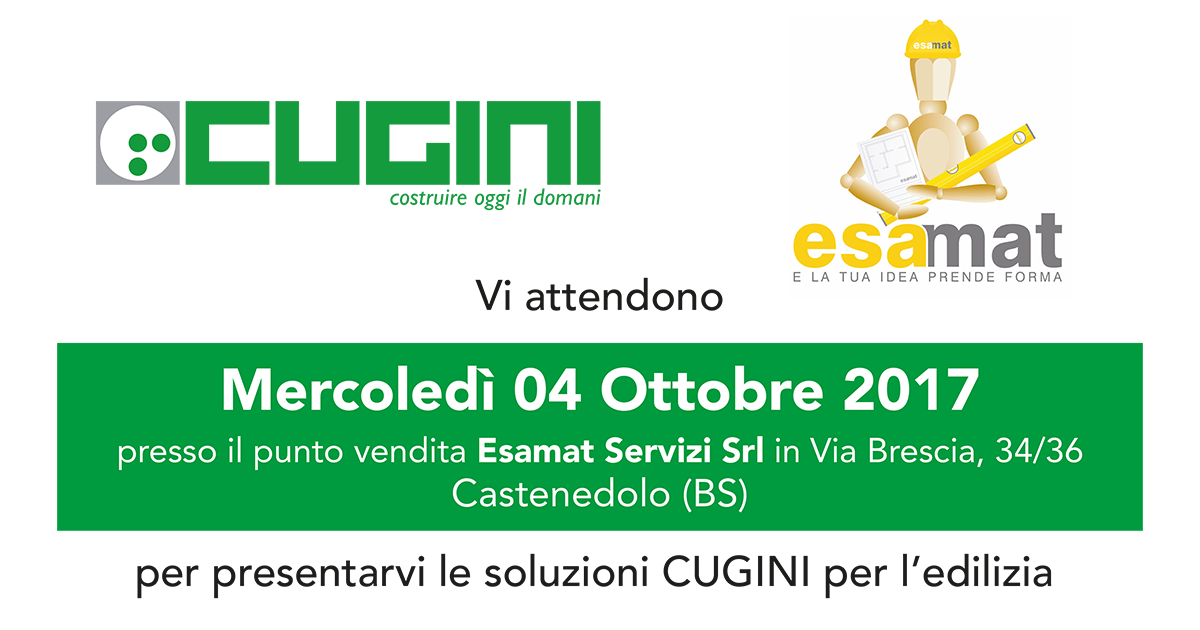 26/09 e 04/10 OPEN-DAY presso ESAMAT