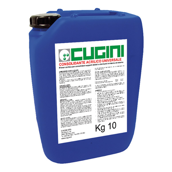 Primer acrilico in dispersione acquosa a bassa viscosità per consolidare supporti deboli o sfarinanti in interno ed esterno