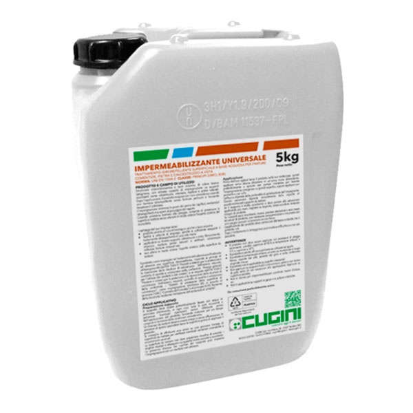 Trattamento idrorepellente superficiale a base acquosa per finiture cementizie, pietra e calcestruzzo a vista