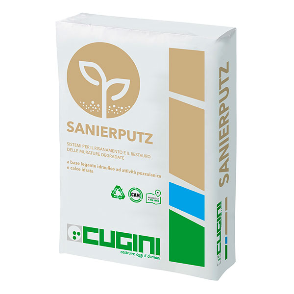 Rinzaffo antisale ad elevata adesione a base di legante idraulico ad attività pozzolanica